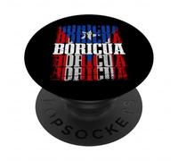 Puerto Rico Boricua Boricua Boricua Colores Bandera Edición PopSockets PopGrip Adhesivo