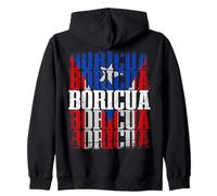 Puerto Rico Boricua Boricua Boricua Colores Bandera Edición Sudadera con Capucha