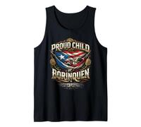 Puerto Rico Boricua Proud Child of Borinquen Camiseta sin Mangas