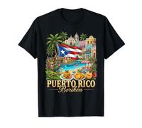 Puerto Rico boriken Viajes Cultura caribeña Camiseta