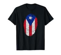 Puerto Rico Flag Boricua Puerto Rican Roots Bandera Gift Camiseta