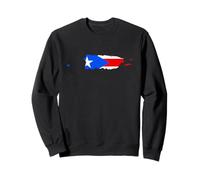 Puerto Rico Flag Map Sudadera