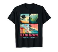 Puerto Rico Isla del Encanto Coqui Boriquen Bori Pride Camiseta