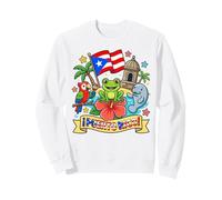 Puerto Rico Kids Coquí Frog Parrot Manatí Bandera Heritage Sudadera