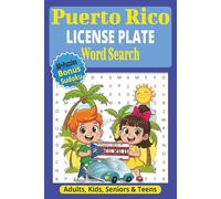 Puerto Rico License Plate Word Search: Number & Letter Word Search Puzzle Book | Island-Inspired License Plate Word Search Challenge | 50+ Puzzles | ... Slang & Puerto Rican Vibes | Fun Brain Games