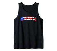 Puerto Rico Map Bronx Camiseta sin Mangas