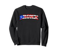 Puerto Rico Map Bronx Sudadera