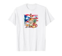 Puerto Rico National Flag Island San Juan Boricua Camiseta