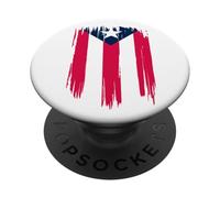 Puerto Rico National Flag Island San Juan Boricua PopSockets PopGrip Adhesivo