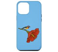 Puerto Rico National Reina Mora Pájaro y Flor Maga Carcasa para iPhone 12 Pro MAX
