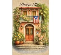 Puerto Rico Notebook: La Isla del Encanto • Hardcover Lined Journal with 200 Cream Pages • Casita Coral Floral Edition