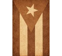 Puerto Rico Notebook: La Isla del Encanto • Hardcover Lined Journal with 200 Cream Pages • Vintage Flag Edition