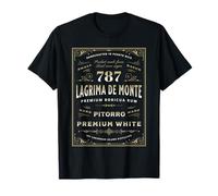 Puerto Rico Pitorro 787 Funny Lágrima De Monte Boricua Ron Camiseta