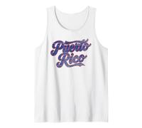 Puerto Rico Puerto Rico Texto Estilo Vintage Camiseta sin Mangas