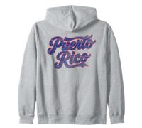 Puerto Rico Puerto Rico Texto Estilo Vintage Sudadera con Capucha