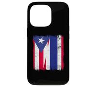 Puerto Rico Tailandia Media Bandera Raíces Puertorriqueñas Tailandesas Carcasa para iPhone 13 Pro