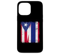 Puerto Rico Tailandia Media Bandera Raíces Puertorriqueñas Tailandesas Carcasa para iPhone 13 Pro MAX