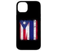 Puerto Rico Tailandia Media Bandera Raíces Puertorriqueñas Tailandesas Carcasa para iPhone 14 Plus