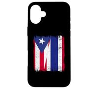 Puerto Rico Tailandia Media Bandera Raíces Puertorriqueñas Tailandesas Carcasa para iPhone 16 Plus