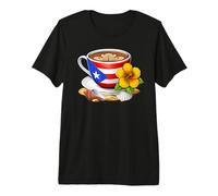 Puerto Rico Taza De Café Bandera Puertorriqueña Boricua Camiseta Premium