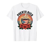 Puerto Rico - Taza de café con Flores de Hibisco Camiseta