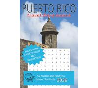 Puerto Rico Travel Word Search Book: Word Searches with Easy to Read Print about Puerto Rico, Travel, Beaches, Culture and More | 6x9 inches, 110 ... for Vacations, Holidays and free times