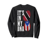 Puerto Rico Trinidad Tobago Su En Mi ADN Orgullo Puertorriqueño Sudadera