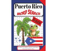 Puerto Rico Word Search Puzzles: Word Search Puzzles about Puerto Rico cities, beaches, rivers and more | 6x9 inches, 110 pages | 50+ puzzles fun | ... ages. Discover Puerto Rico while having fun.
