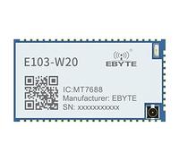 Puerto serie 2.4G al módulo de enrutamiento inalámbrico WiFi MT7628AN E103-W20 (7688) OpenWrt SDK AP STA 32MB Flash+128MB DDR2 150Mbps PHY