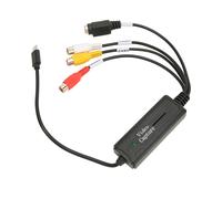 Puerto USB 2.1 Plug and Play, tarjeta de captura de video, convierte cintas VHS a DVD, fácil configuración en minutos, captura audio sin tarjeta de