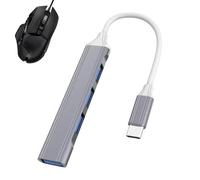 Puerto USB 3.0: Divisor USB, Extensor USB De 4 Puertos, Splitter Hub USB A Múltiples Puertos | Hub USB 3.0, Adaptador USB Portátil Expansor Multipuerto Para Unidad Flash Portátil Transmisión Rápida De