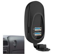 Puerto USB de 12 V, conector USB RV, soporte de pared de 12 V, puertos para | car 36 W enchufes | Cargador de enchufe de coche, reemplazo de adaptador de, QC3.0 doble para autobús barco RV v
