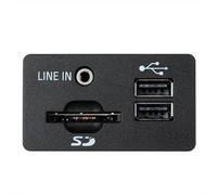 Puerto USB F1CT-14F014-AA F1CT14F014AA Reproductor USB Socket con lector de tarjetas para Transit