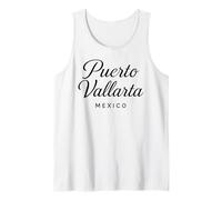 Puerto Vallarta México Retro Mexican Resort Viaje de Vacaciones Camiseta sin Mangas
