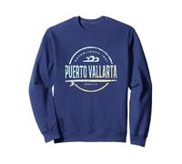 Puerto Vallarta México - Retro Puerto Vallarta México Surf Sudadera