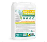 Puerto Verde Ácido Cítrico Líquido, 20 Litros. Limpieza Natural del Hogar. | Ácido Cítrico Anhidro para Lavadora y Lavavajillas. Descalcificador, Suavizante y Cosmética Casera. Producción 100% Española.