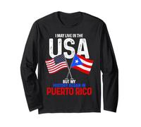 Puertorriqueño americano Mi historia comenzó en el orgullo de Puerto Rico Manga Larga