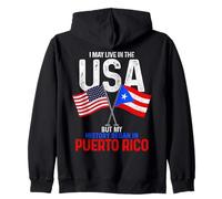 Puertorriqueño americano Mi historia comenzó en el orgullo de Puerto Rico Sudadera con Capucha
