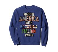 Puertorriqueño e Italiano Made In America Mix DNA Heritage Vi Sudadera