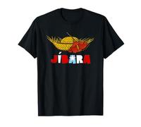 Puertorriqueño Jibaro Pava Vibrante Flor Maga Boricua Jibara Camiseta