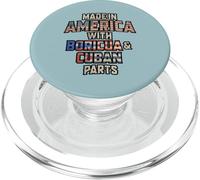 Puertorriqueño y Cubano Made In America Mix Heritage Vintage PopSockets PopGrip para MagSafe