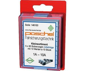 Püschel Feinsicherungen SORTI02MB SORTI02MB Fusible fino (diámetro x longitud) 5 mm x 20 mm portaobjetos centrales - mT- Inh