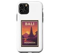 Puesta de sol Bali Indonesia amanecer atardecer amanecer viaje arte gráfico Carcasa para iPhone 11 Pro