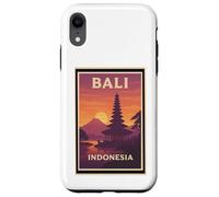 Puesta de sol Bali Indonesia amanecer atardecer amanecer viaje arte gráfico Carcasa para iPhone XR