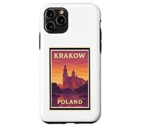 Puesta de sol en Cracovia Polonia Amanecer Amanecer Amanecer Viaje Arte Gráfico Carcasa para iPhone 11 Pro