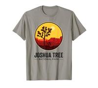 Puesta de Sol Retro del Desierto de California en el Parque Nacional Joshua Tree Camiseta