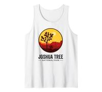 Puesta de Sol Retro del Desierto de California en el Parque Nacional Joshua Tree Camiseta sin Mangas