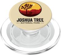 Puesta de Sol Retro del Desierto de California en el Parque Nacional Joshua Tree PopSockets PopGrip para MagSafe