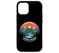 Puesta de Sol Retro en Three Peaks, Scafell Pike, Ben Nevis, Snowdon Carcasa para iPhone 12/12 Pro