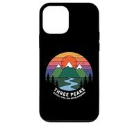 Puesta de Sol Retro en Three Peaks, Scafell Pike, Ben Nevis, Snowdon Carcasa para iPhone 12 Mini